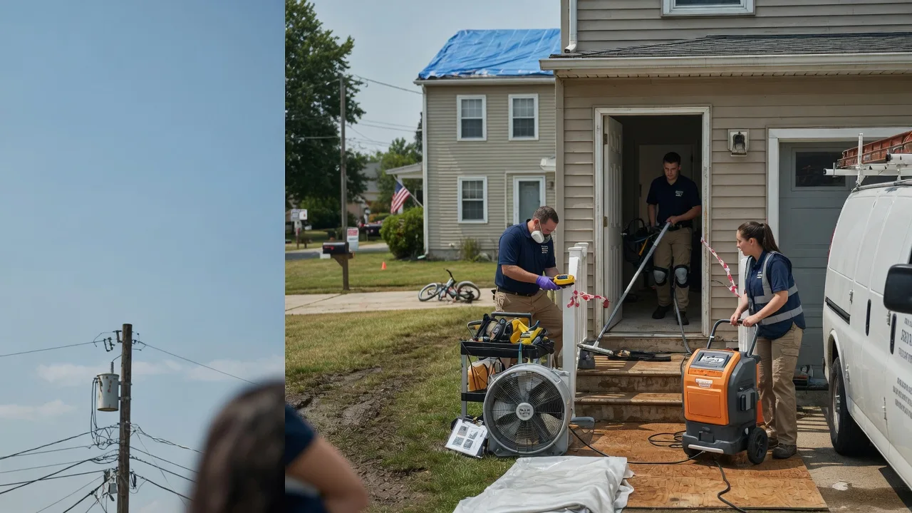 Water Damage Repair in Taylorsville, IN near me